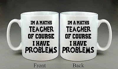 Maths Teacher Funny Novelty Mug Gift Present School Reception Nursery Etc • £7.99