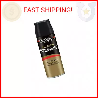 Minwax Fast Drying Polyurethane Spray Protective Wood Finish Warm Satin 11.5 • $17.49