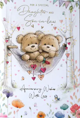 Wedding Anniversary Card Daughter And Son-in-law (#30783DSIL) • £1.99