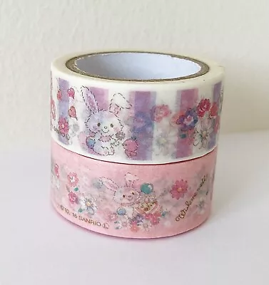 Wish Me Mell Bunny Rabbit Cute Kawaii Kitsch Washi Sticky Masking Deco Tapes  • £4.25