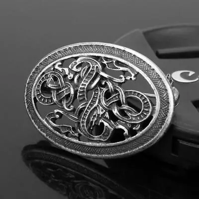 Vintage Viking Symbol Brooch Sweater Coat Cloak Pin Pagan • £5.17