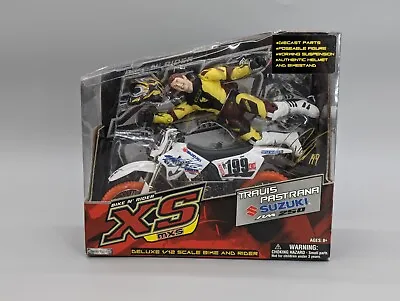 Road Champs 2005 MXS Travis Pastrana 199 Dirt Bike Moto XL 1:12 Diecast Suzuki • $85