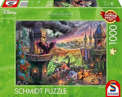 Schmidt Disney Dreams Collection Jigsaw Puzzle Maleficent 1000 Piece • $39