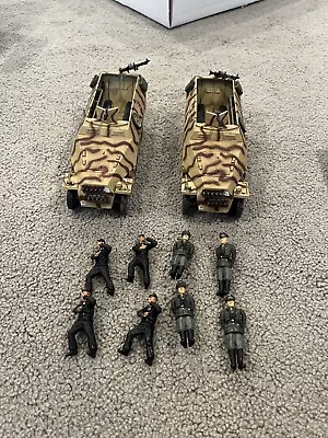 21st Century German Hanomag 1/18 Scale Lot Of 2 Vehicles With Figures • $63