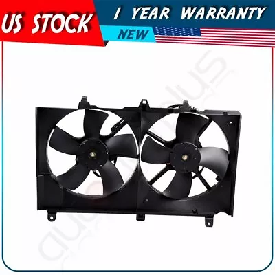 Electric Radiator Condenser Fan Assembly For 2004 2005 2006 2007 Infiniti G35 X • $75.69