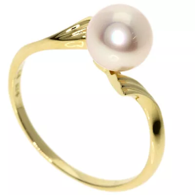 MIKIMOTO   Ring Akoya Pearl Pearl K14 Yellow Gold • £195.41