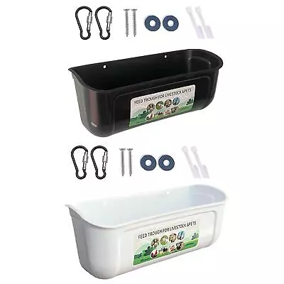 Goat Feeder Hanging Chicken Feeder Goats Supplies Livestock Feed Trough Water • $26.50