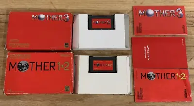 Nintendo Game Boy Advance EarthBound Mother1+2 3 W/Box Manual GBA Gameboy Japan • $165