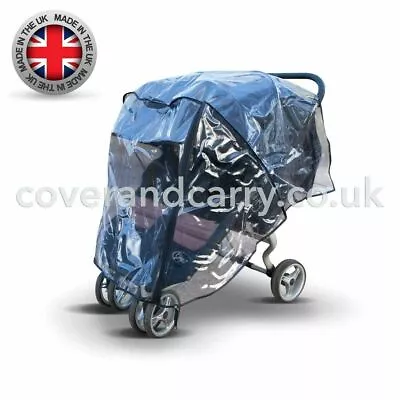 Rain Cover For Twin Baby Jogger City Mini Double SeriesSupersoft UK Made • £32.99