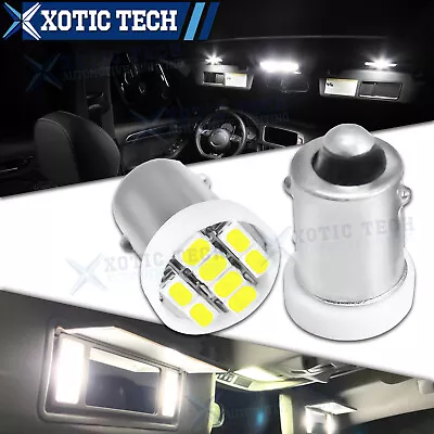 8-SMD Cool White LED Bulbs Ba9s 64132 BA9 Interior Map Dome Vanity Mirror Lights • $6.97