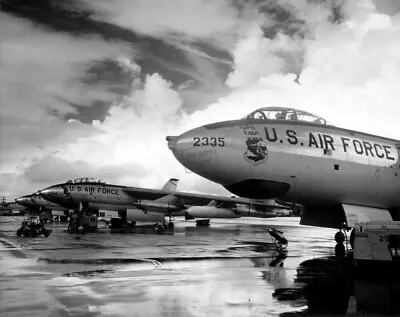 US AIR FORCE USAF Strategic Air Command B-47 Stratojet Bombers 8X12 PHOTO 1950 • $9.95