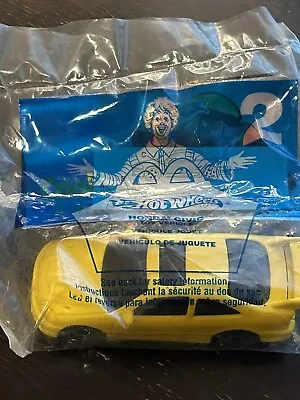 2001 Mattel Hot Wheels McDonalds S-GL 02 Yellow Honda Civic Diecast. Unopened. • $14.99