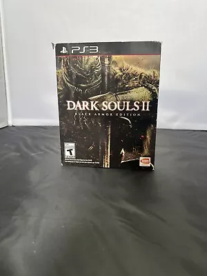 Dark Souls II Black Armor Edition 2 Sony PlayStation 3 PS3 Steelbook +Soundtrack • $24.95
