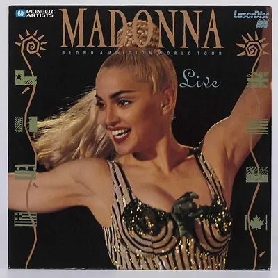 Laserdisc MADONNA BLOND AMBITION WORLD TOUR From Japan • $34