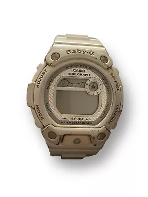 £17 • Buy Casio Baby-G Shock BLX-100-7ER 3265 White Digital Watch Tide Graph & Moon Phase