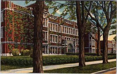 Postcard SCHOOL SCENE La Porte Indiana IN AN9568 • $2.99