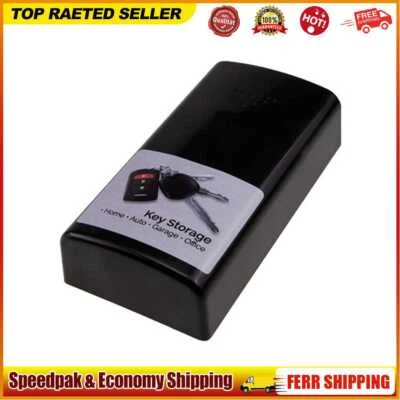£6.37 • Buy Portable Key Safe Box Magnetic Creative Car Key Secret Box Hidden Black Outdoor