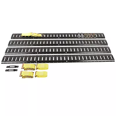 E Track Tie Down Rail Kit 18PCs 5' E Track Rails Enclosed Cargo Trailer • $90.99