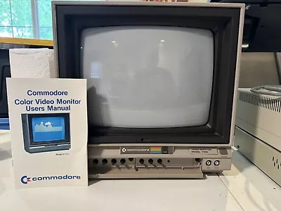 1984 Commodore Home Computer Video Color Monitor Model 1702 • $275