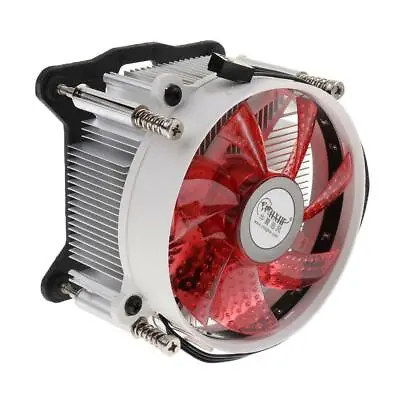 CPU Cooler Cooling Fan 9cm Copper Heatsink For Intel LGA 775/1150/1151/1155 Red • £17.98