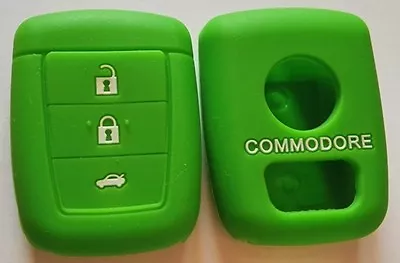 Green Silicone Non Flip Key Cover Suits Holden Maloo Ss V8 Sv6 Ve Commodore  • $8.99