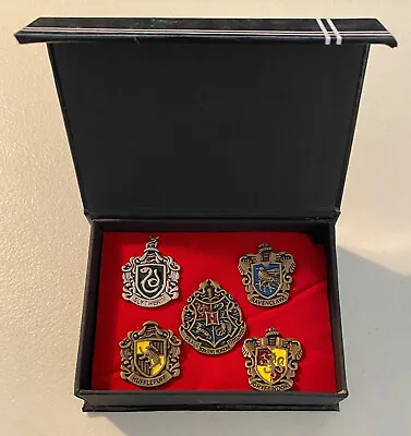 Harry Potter Hogwarts Slytherin Ravenclaw 5 Pin Set - New In Box • $14.99