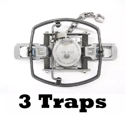 $115.99 • Buy 3 MB-750 Beaver - Otter Trap Trapping Supplies 3 Traps