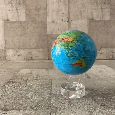 Mova Mysterious Globe Relief Map MG45RBE2 4.5  Political Map Blue Solar Power • $323