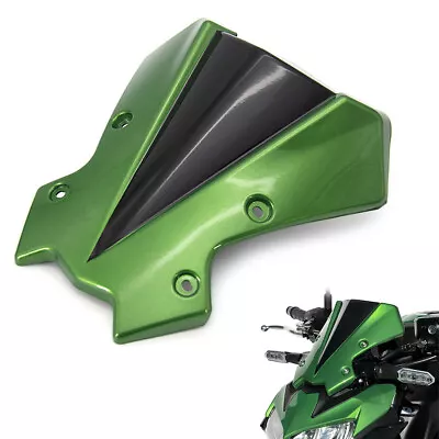 For KAWASAKI Z 900 Z 650 2020 Black & Green Motorcycle Windshield Windscreen • £43.03