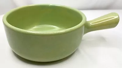 Vintage La Solana Pottery Sage Green Handle Soup Cereal Chili Bowl Baking Dish • $16