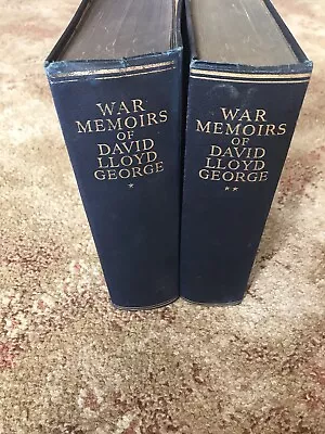 War Memoirs Of David Lloyd George • £40