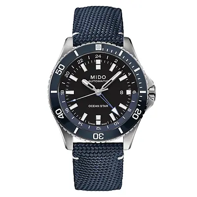 Mido Ocean Star GMT Automatic Black Dial Men's Diver Watch M0266291705100 • $724.95