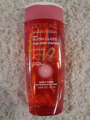 L'Oreal Nutri-Gloss High Shine Shampoo 12.6 Oz For Normal Or Dull Hair • $8.99