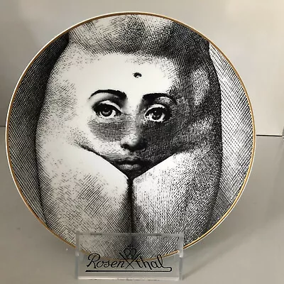 Rosenthal DECORATIVE PLATE Piero Fornasetti Julia MOTIV 19 TEMI E VARIAZIONI • $329