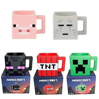 Minecraft Mug 230 Ml Enderman/Pig/Creeper/Ghast/TNT Style Kids Minecraft Gifts • $16.99