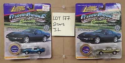 Johnny Lightning Lot 177 Vintage Corvette 2 Cars • $4.99
