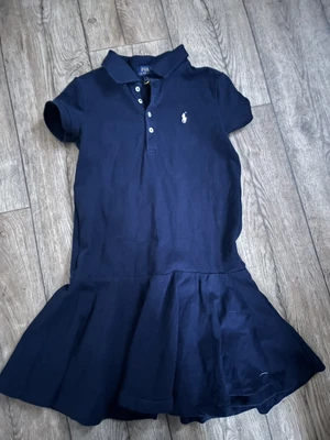 £10 • Buy Ralph Lauren Polo Girls Navy Dress Age 6X Years Old