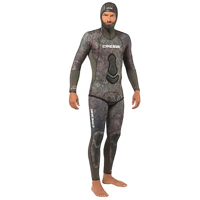 Cressi 7mm Mens Seppia 2-piece Freediving Wetsuit • $349.95
