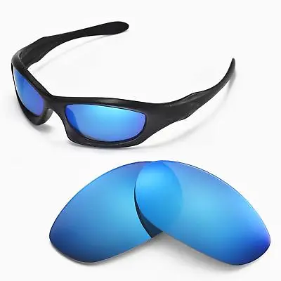 $16.99 • Buy New Walleva Polarized Ice Blue Replacement Lenses For Oakley Monster Dog