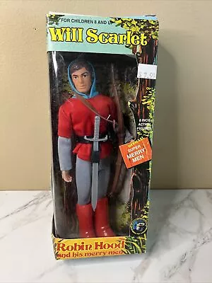 Mego Will Scarlett. Robin Hood. Vintage. All Original. With Box. Complete (P51) • $89.99