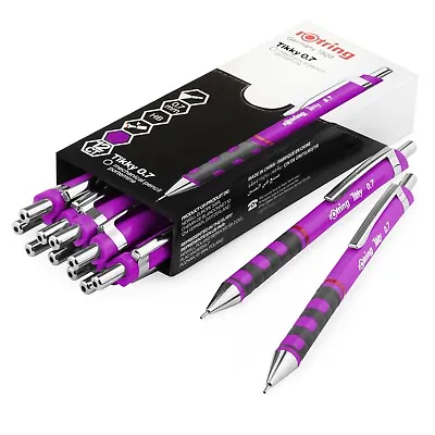 £18.99 • Buy Rotring Tikky Mechanical Pencil - 0.7mm HB - Purple - Pack Of 12