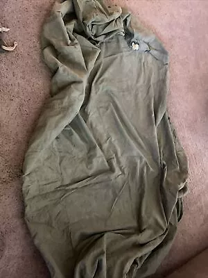 US Military Issue SHELTER HALF Of Pup Tent Canvas OD Green* • $9.99