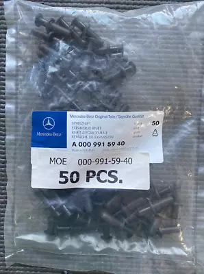 OEM Mercedes-Benz Expansion Rivet (50) - #A 000 991 59 40 - Fits MBZ Various • $147.95