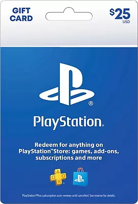 $25 PlayStation Store USD Card - PS PSN US Store PS4 PS5 • $22.50