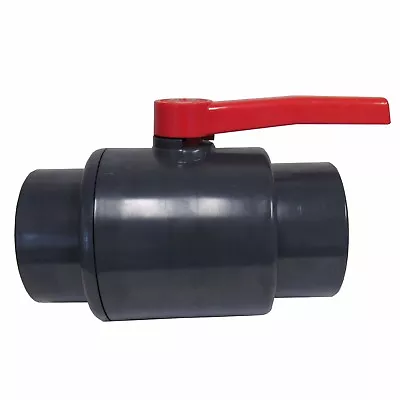 New Sch 80 PVC 6” Compact Ball Valve Gray Socket Connection New Sch 80 PVC • $178.49