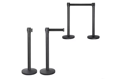 £49.95 • Buy PREMIUM 2m Retractable Crowd Control Queue Barrier System Posts Heavy Duty