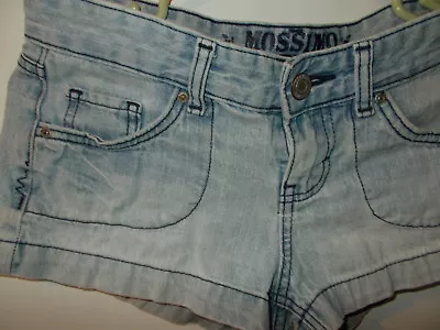 Mossimo Supply Co Womens Blue Denim Short Shorts Size S • $7.14