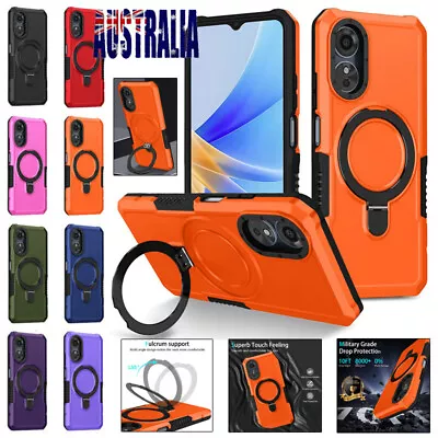 For OPPO A38 A58 A78 A17 A54 A74 A57 4G/5G 360 Rotate Ring Case Heavy Duty Cover • $12.29