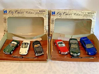 2 City Cruiser Collections 6 CARS 1:43 Scale Die Cast MERCEDES 280SL New Ray Toy • $19.99