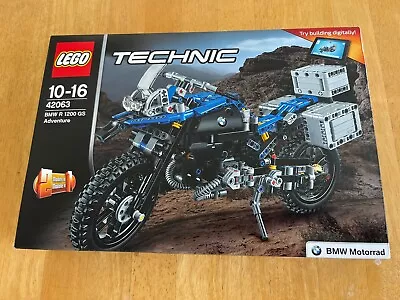 LEGO Technic 42063 - BMW R 1200 GS Adventure - Brand New & Sealed • $250